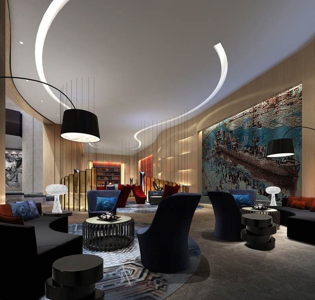 都美酒店装修设计案例赏析 融合传统与现代的会所设计美学